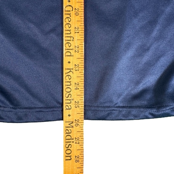 Adult Milwaukee Brewers SGA 1/4 Zip Pullover Warm Up Shirt Navy Size Medium - Picture 11 of 11